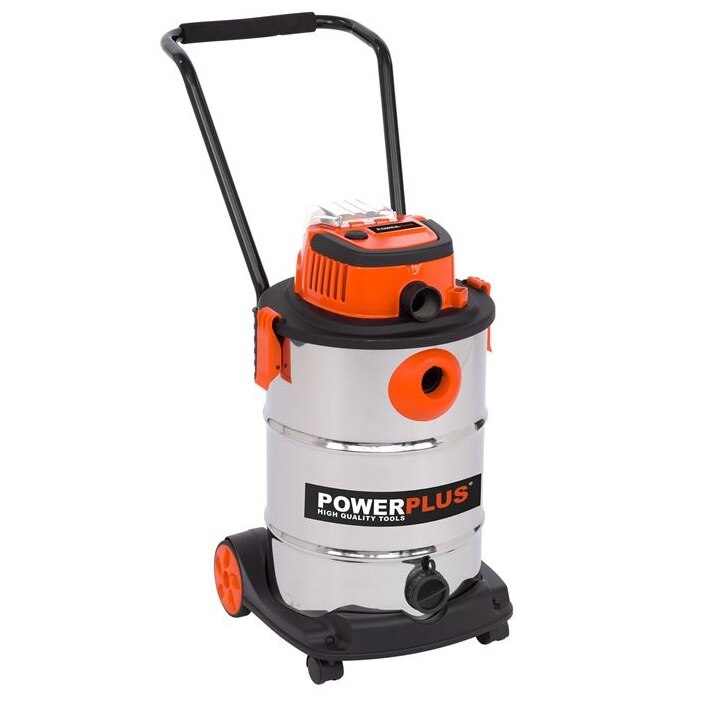 Aspirator silentios pe acumulatori Powerplus POWDP6050, 20v sau 40v, capacitate 30L, nu contine incarcator si acumulator