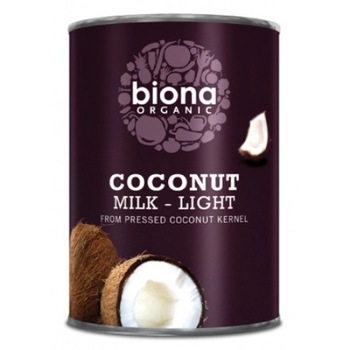 Lapte de cocos bio light 400ml Lapte de cocos bio light 400ml