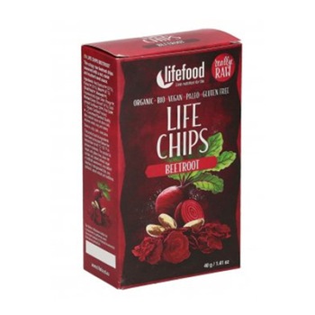 LIFE Chips din sfecla raw eco 40g LIFE Chips din sfecla raw eco 40g
