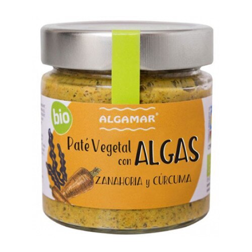 Pate vegetal cu alge, morcovi si turmeric eco 180g