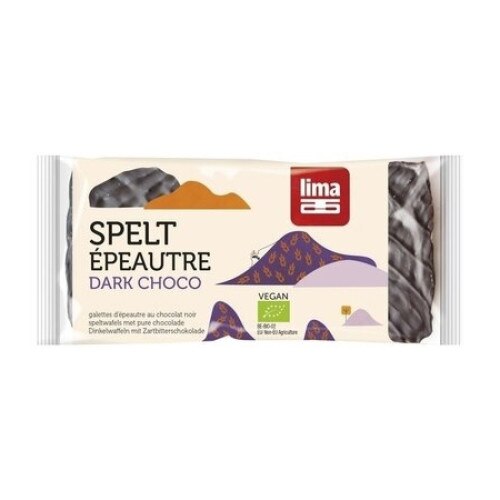 Rondele din spelta expandata cu ciocolata neagra eco 90g