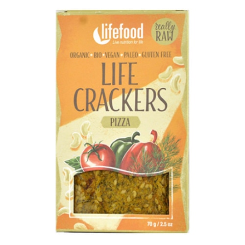 Lifecrackers Pizza raw bio 70g
