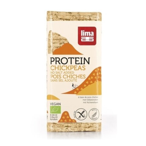 Rondele proteice din naut expandat fara sare, bio, 100g