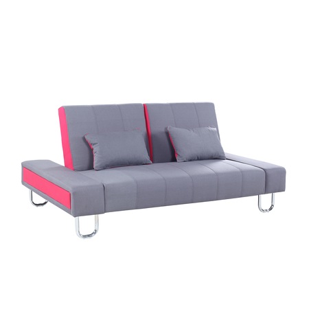 Canapea extensibila Kring Hellen, Gri, 191 x 90-115 x 37-79 cm