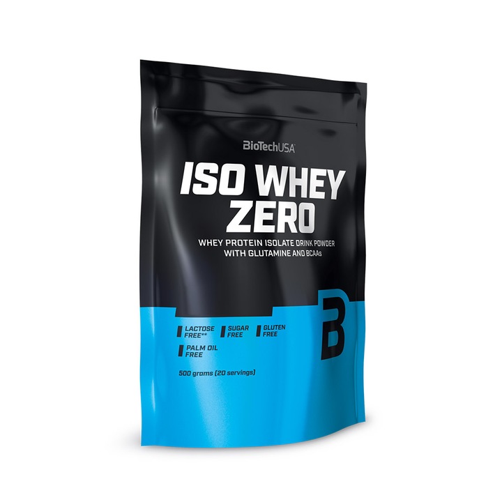 Pudra Energizanta Biotech Usa Iso Whey Zero Banana 0.500 Kg
