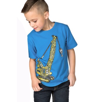 Tricou cu imprimeu baieti,Zab Kids, albastru Tricou cu imprimeu baieti,Zab Kids, albastru