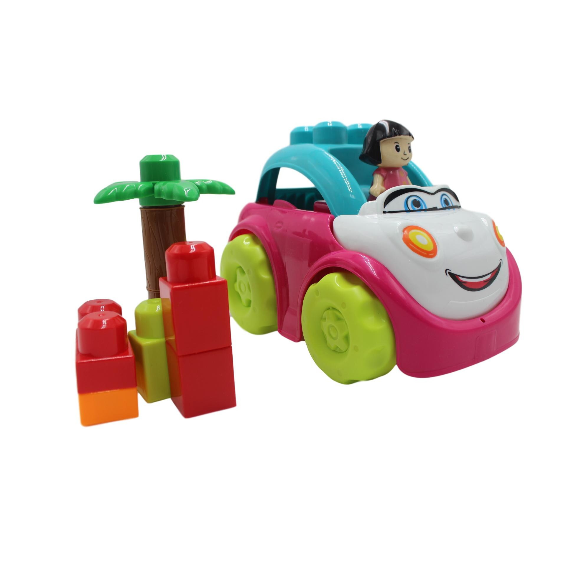 Masina pentru constructii, jucarie DIY, jucarie educationala