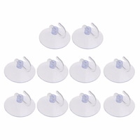 Set 12 ventuze transparente cu agatatoare