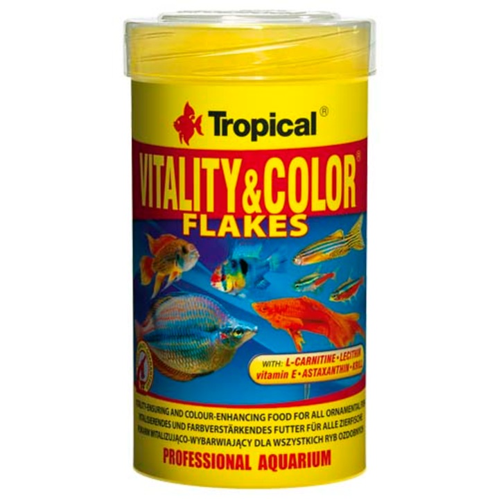 Hrana pentru pesti Tropical Vitality & Color, 100ml / 20g
