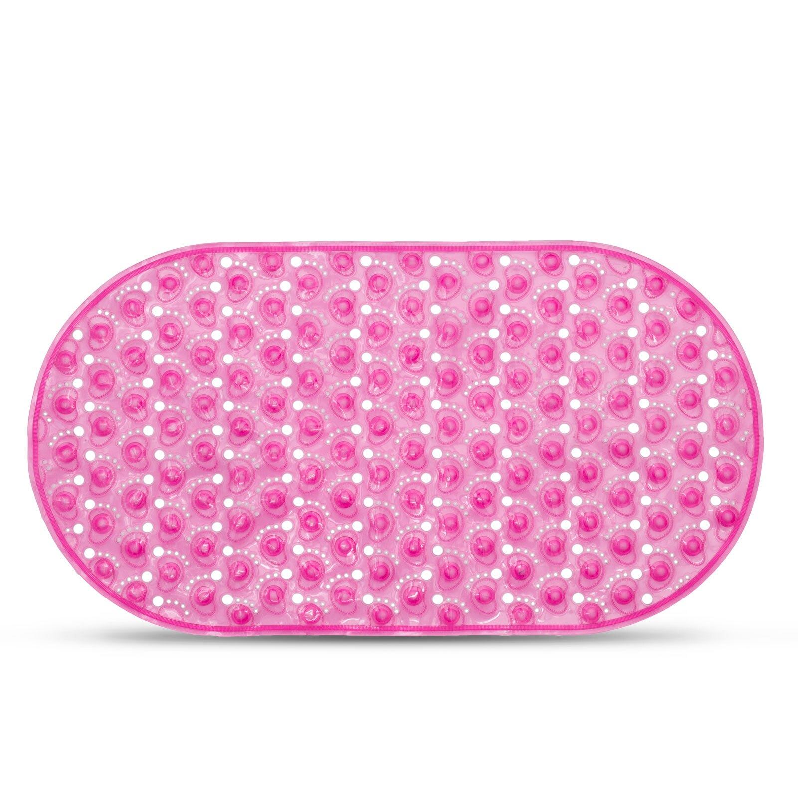 Covoras baie Family, Antiderapant, 68 x 37,5 cm, Roz