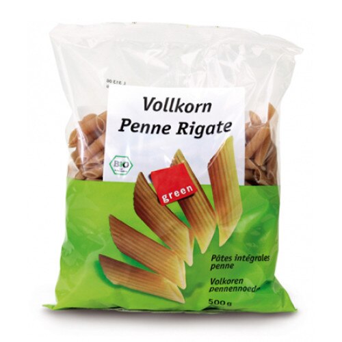Penne din grau dur integral bio 500g (GreenOrganics)