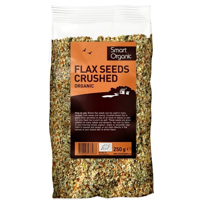 Seminte de in pisate, bio, 250g