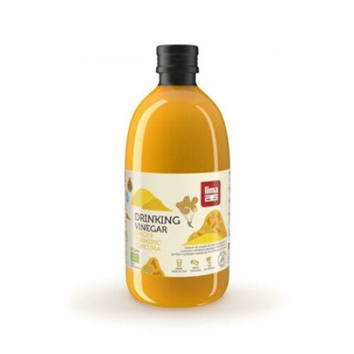 Otet de mere pentru baut cu ghimbir si turmeric eco 500ml