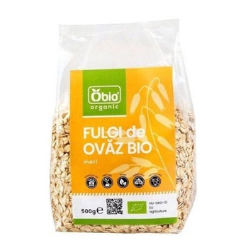 Fulgi de ovaz mari bio 500g Fulgi de ovaz mari bio 500g