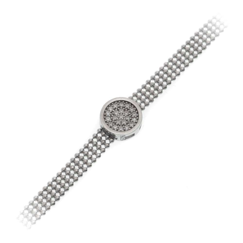 Bratara Argint Round Chrystals cu 20 cm