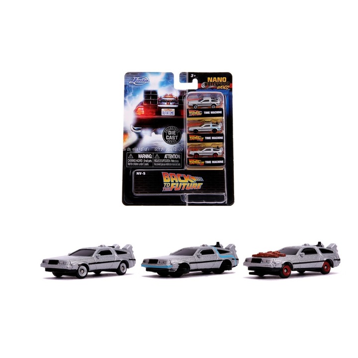 Vissza a jövőbe DeLorean DMC 12 modell autók - Jada Toys