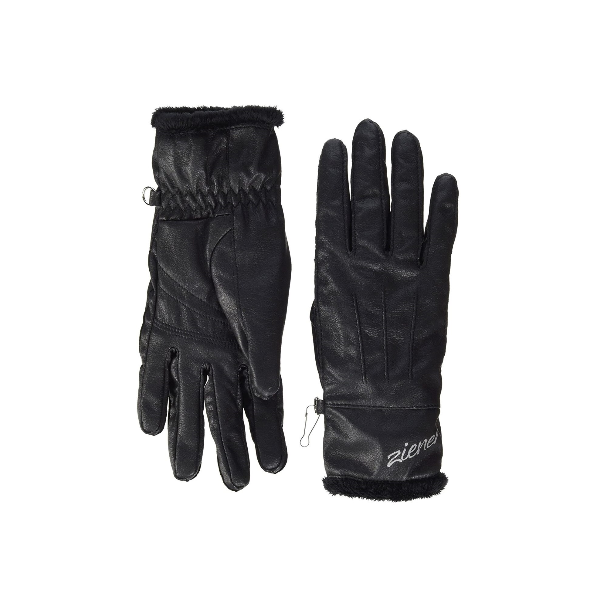 Manusi de ski, Ziener, Negru, 8