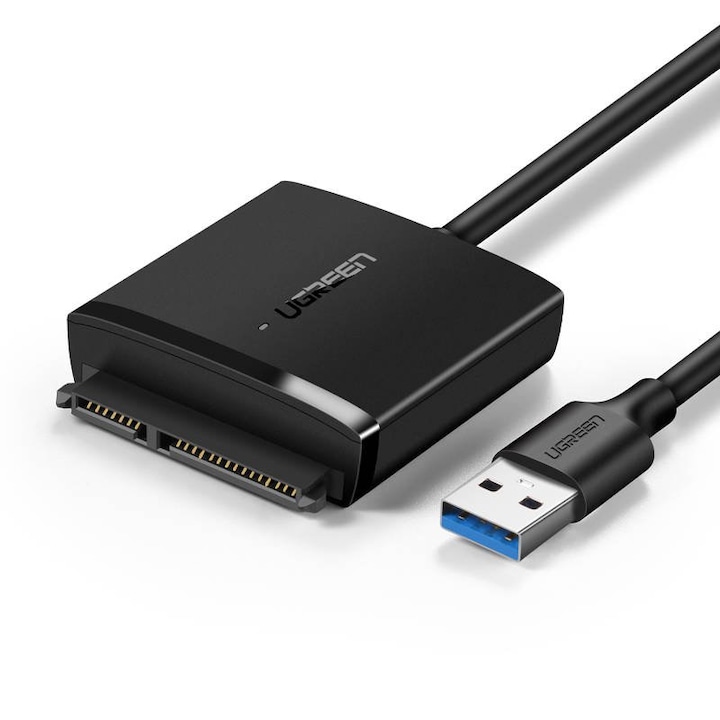 UGREEN HDD 2,5 "és 3,5" SATA - USB 3.0 adapter, fekete
