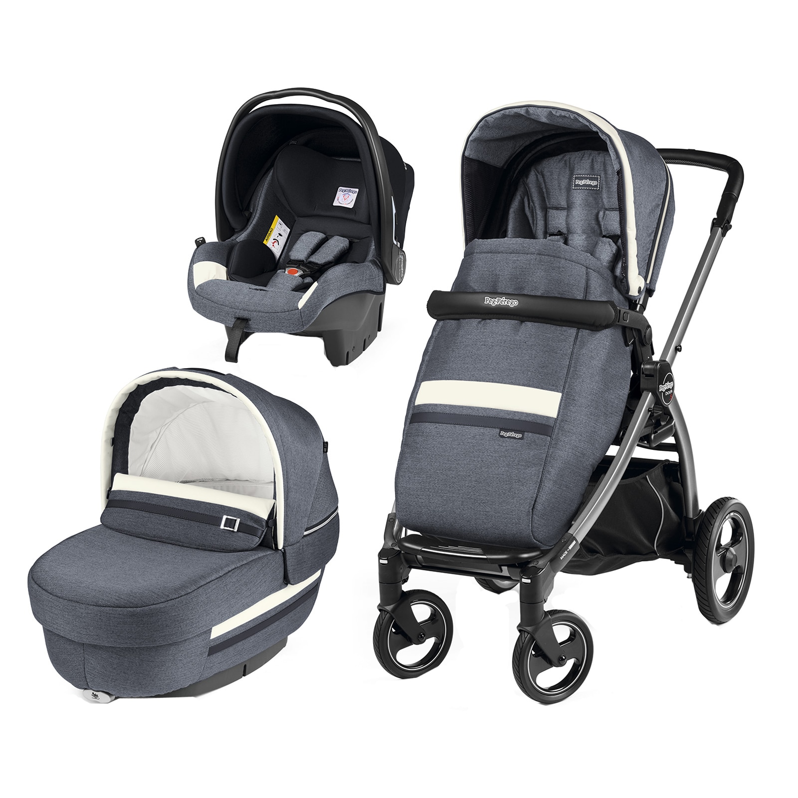 Carucior 3 in 1 Peg Perego Book S titania, Luxe Mirage