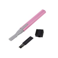 Trimmer electric pentru fata, decolteu, bikini, JTS, roz