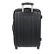 Куфар за пътуване, С колелца, 50 х 29 х 76 см, 25 кг, 95 литра, Черен