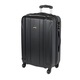 Куфар за пътуване, С колелца, 50 х 29 х 76 см, 25 кг, 95 литра, Черен