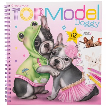 Carte 118 stickere catei Top Model, Depesche, 82 de pagini Carte 118 stickere catei Top Model, Depesche, 82 de pagini