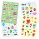 Блокче със стикери Galt, Sticker Fun Pad, 12 страници