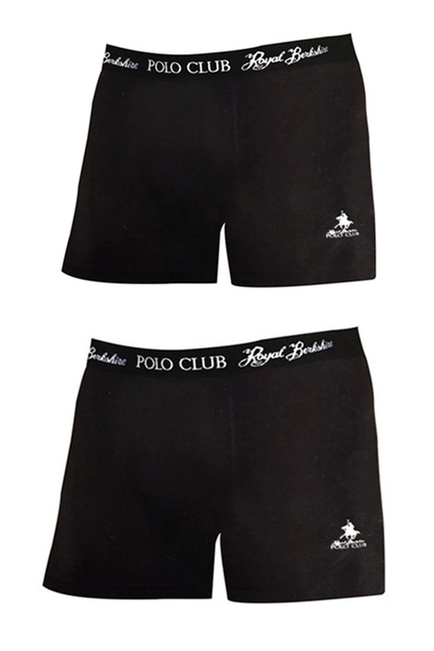 Set boxer pentru bărbați Polo Club BOX-POLO-2PK-M-BK-2XL, pachet de 211, Negru