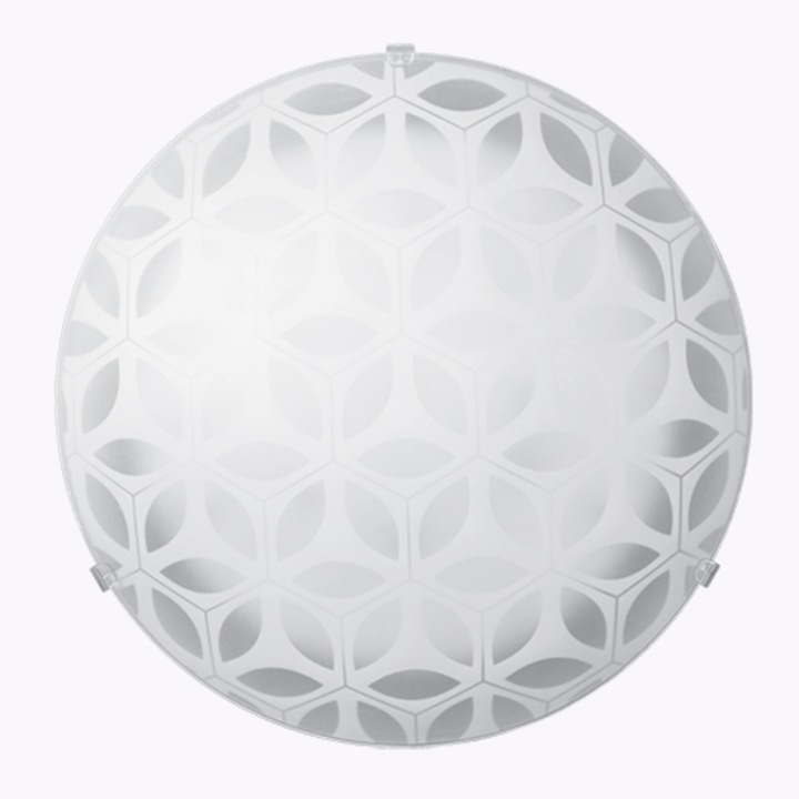 Плафон Lightstyle Декор, ф300, 1хE27, Бял мат