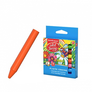 Set 8 Creioane Plastic Erichkrause Artberry Jumbo Set 8 Creioane Plastic Erichkrause Artberry Jumbo