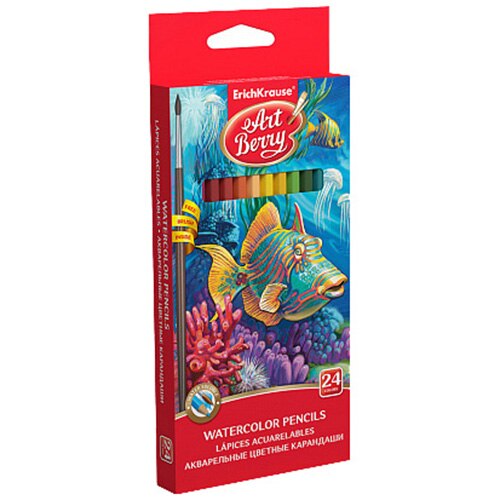 Set 24 Creiaone Solubil Erichkrause Bts cu Pensula