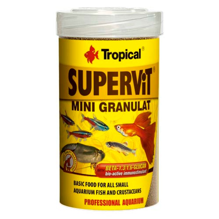 Hrana pentru pesti Tropical Supervit Mini Granulat, 100ml / 65g