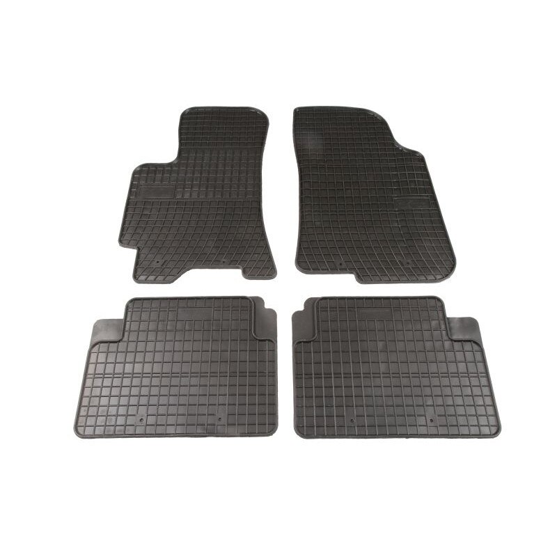 Set 4 covorase auto MAMMOOTH, Cauciuc, pentru DAEWOO LANOS 1997+, Negru