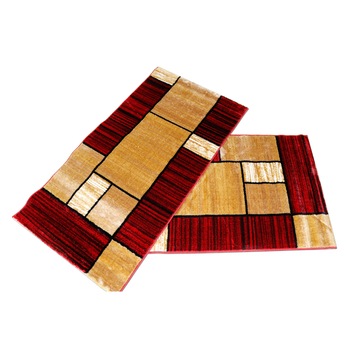 Set 2 buc.Covor Gold COLLECTION 80X150 cm -0846 rosu/bej Set 2 buc.Covor Gold COLLECTION 80X150 cm -0846 rosu/bej