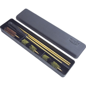 Kit curatare arma de calibrul 20, in cutie de plastic, 30 x 7.5 cm, 395 g, 6 piese, negru Kit curatare arma de calibrul 20, in cutie de plastic, 30 x 7.5 cm, 395 g, 6 piese, negru