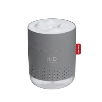 Umidificator Techstar® tip Candela, iluminare LED, Aromaterapie, Pentru Casa, Birou, Dormitor 500ml, GRI Umidificator Techstar® tip Candela, iluminare LED, Aromaterapie, Pentru Casa, Birou, Dormitor 500ml, GRI