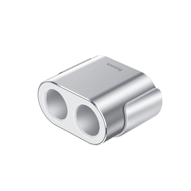 Incarcator Auto 2xUSB, 2x Bricheta, 95W - Baseus (CRDYQ-0S) - Silver