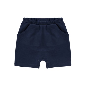 Pantaloni scurti baieti Kanz, albastri, marimea 92 cm, 2 ani Pantaloni scurti baieti Kanz, albastri, marimea 92 cm, 2 ani