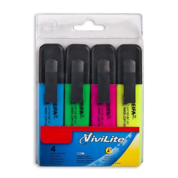 Set evidentiatoare, Zola®, 4 bucati, diferite culori Set evidentiatoare, Zola®, 4 bucati, diferite culori