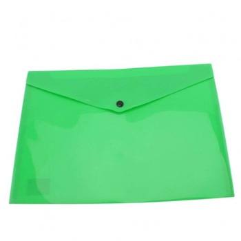 Mapa Plic Plastic A4 Factis, Inchidere cu Capsa, Culoare Verde Mapa Plic Plastic A4 Factis, Inchidere cu Capsa, Culoare Verde
