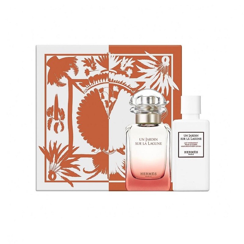 Set Hermes Un Jardin Sur La Lagune Apa de Toaleta 50 ml + Lotiune pentru corp 40 ml