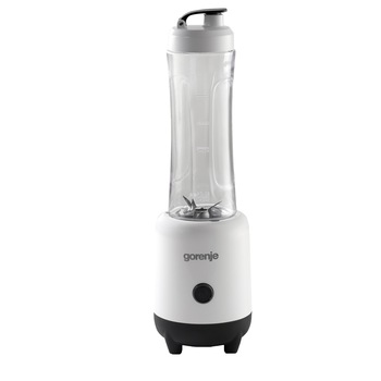 Mini blender Gorenje Smoothie Maker BSM600LBW, 300 W, 0.6 l, Alb Mini blender Gorenje Smoothie Maker BSM600LBW, 300 W, 0.6 l, Alb