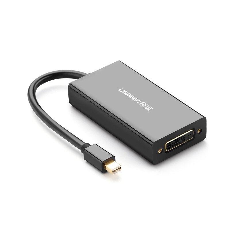 Hub Mini Displayport la Hdmi / Vga / Dvi Md114, negru