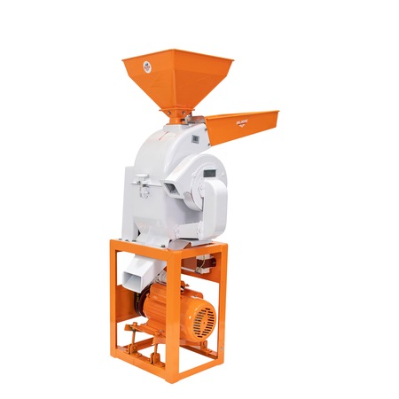 Moara electrica Ruris Gospodar A2, 2200 W, 250 kg/h capacitate maruntire, 2 site, 3000 RPM, 16 cutite,sistem antirefulare,debit reglabil,porumb, grau, orz, lucerna, iarba