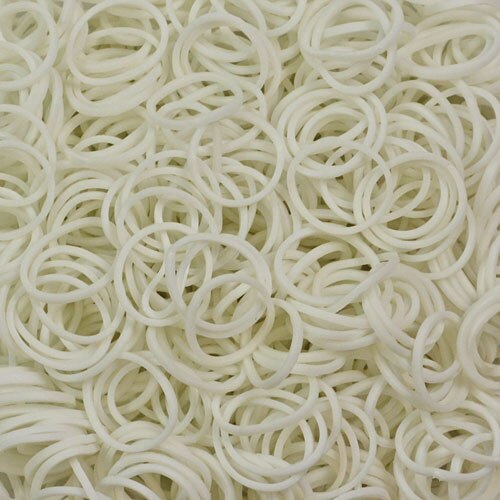 Set Rainbow Loom Elastice Standard, Fosforescent