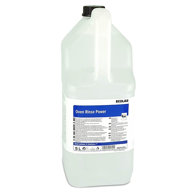 Aditiv de clatire pentru cuptoare cu sistem de curatare incorporat, OVEN RINSE POWER, 5L, ECOLAB46551