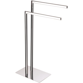 Suport pentru prosoape Aquasanit , pozitionare pe pardoseala, otel cromat, crom lucios Suport pentru prosoape Aquasanit , pozitionare pe pardoseala, otel cromat, crom lucios