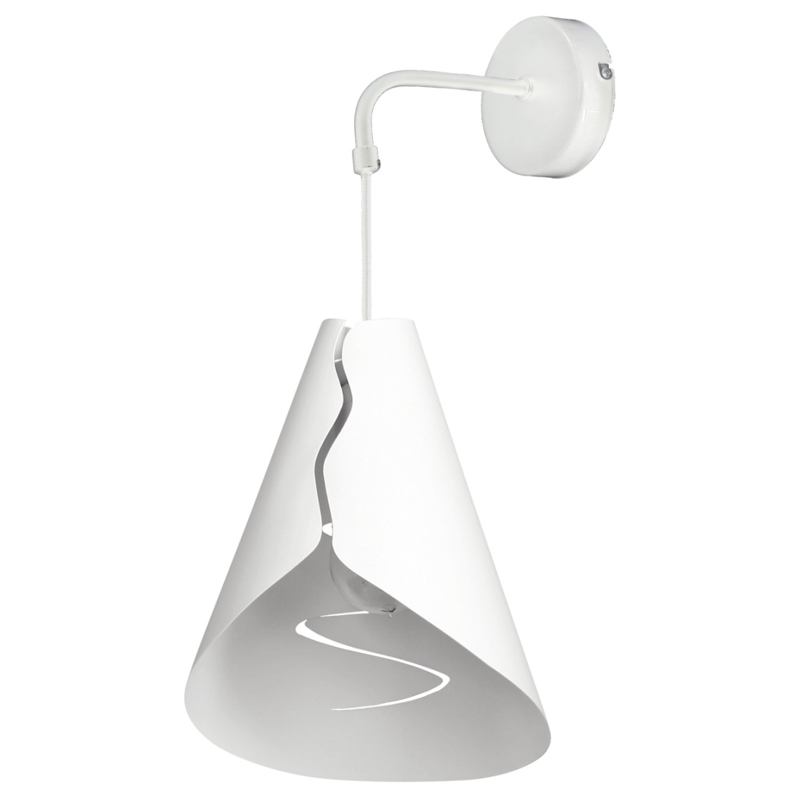 Aplica Klausen Tinkler Ap1 alb, Alb, KL 6504, E27, 1x11 W