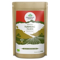 Pulbere de Turmeric, Curcuma, Pulbere ecologica, ORGANIC INDIA, 100% certificat organic, Biodisponibilitate ridicata, Non-OMG, 100g